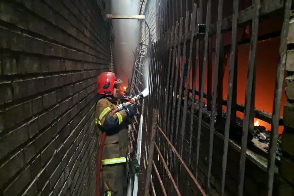 آتش سوزی چهاردانگه