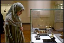  نادره رضایی از موزه ملی ایران بازدید کرد