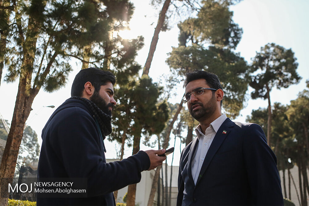حاشیه جلسه هیات دولت - ۳ بهمن ۱۳۹۷ / محمد جواد آذری جهرمی وزیر ارتباطات و فناوری اطلاعات