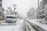 چالدران آذربایجان‌غربی سفیدپوش شد + فیلم