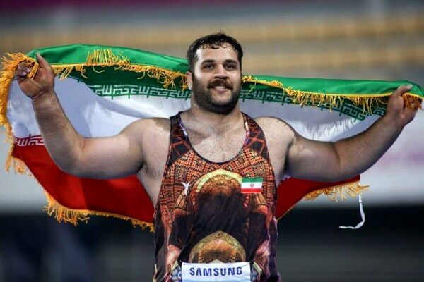 کسب مدال نقره پرتاب وزنه قزاقستان توسط پرتابگر وزنه ایران