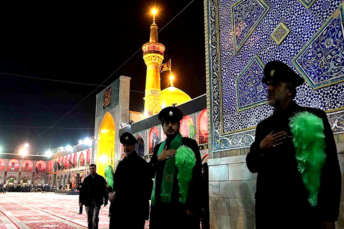  مراسم شهادت امام محمد باقر(ع) حرم مطهر رضوی