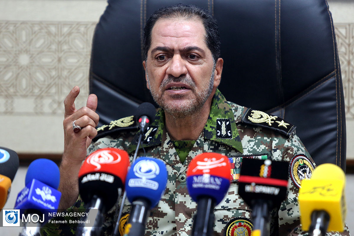 نشست خبری فرمانده نیروی پدافند هوایی ارتش