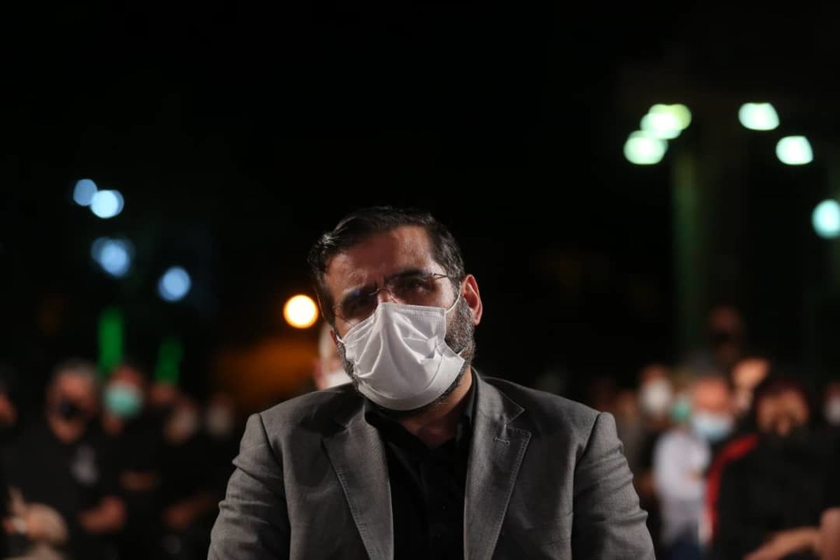 محمدمهدی اسماعیلی در مراسم یادبود علی سلیمانی در حوزه هنری