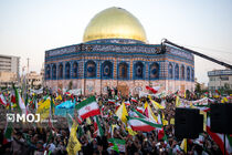 ملت ایران در راهپیمایی «بشارت نصر» حمایت خود از مقاومت فلسطین را اعلام کرد