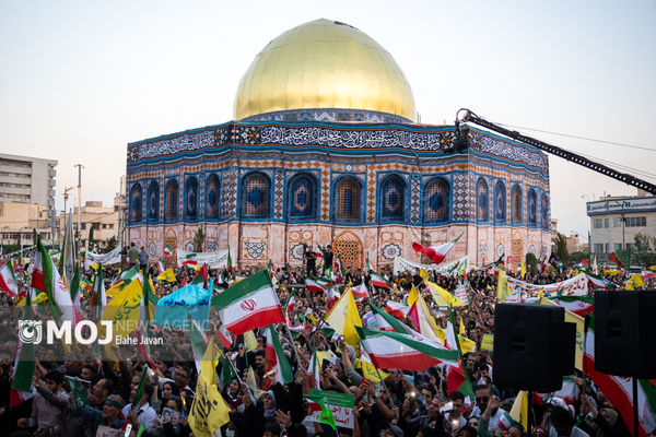 ملت ایران در راهپیمایی «بشارت نصر» حمایت خود از مقاومت فلسطین را اعلام کرد