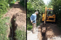 پیشرفت ٩٠ درصدی شبکه آبرسانی شهر رودبنه