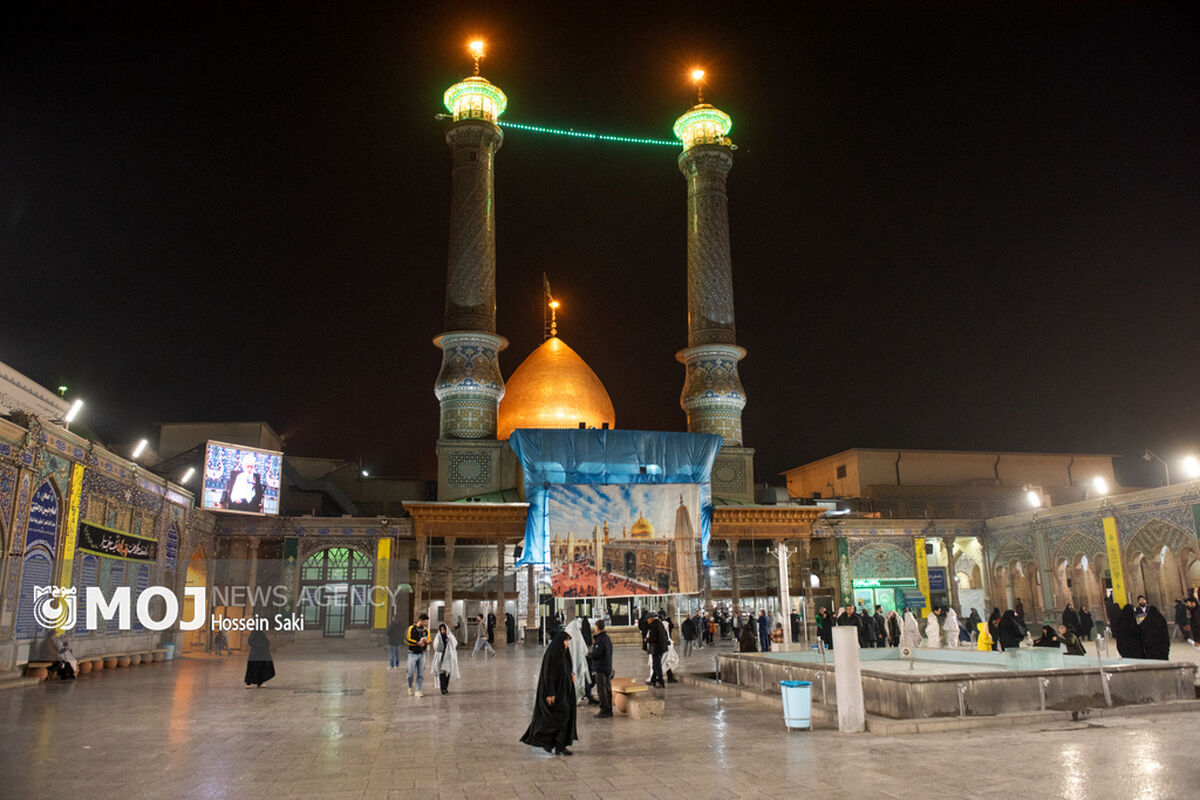 مراسم اعتکاف در حرم حضرت عبدالعظیم حسنی