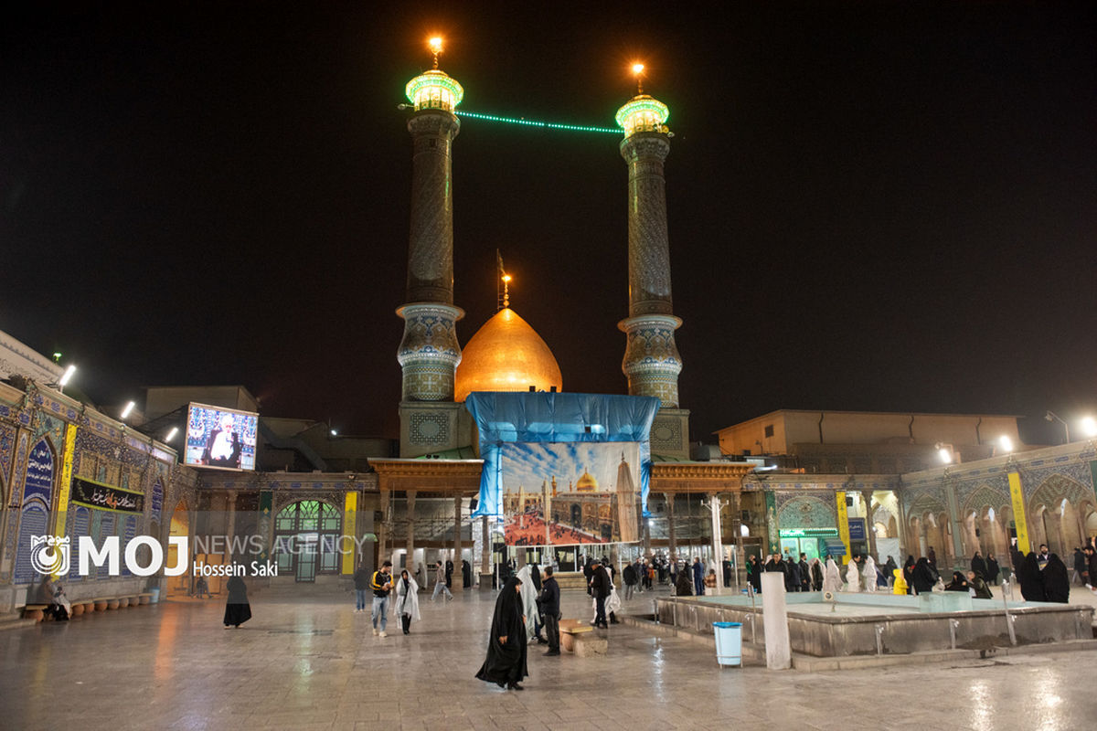 مراسم اعتکاف در حرم حضرت عبدالعظیم حسنی