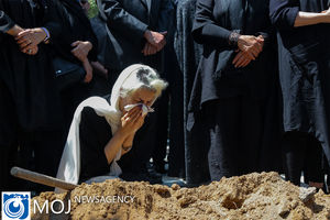 مراسم تشییع پیکر حسین زمان