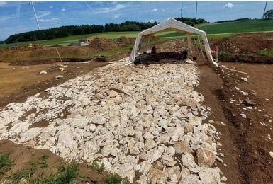 یک جاده رومی هنگام ساخت‌وساز در آلمان کشف شد