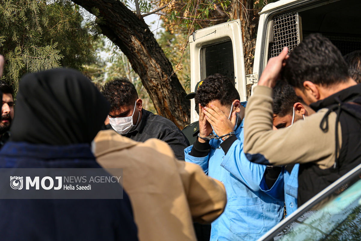 بازسازی صحنه تیراندازی در پارک سمیه جنوب تهران
