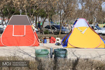 ۱۲۲ چادر مسافرتی از سطح شهر اصفهان جمع آوری شد