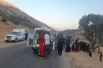 امدادرسانی هلال‌احمر کوهرنگ به مصدومان تصادف