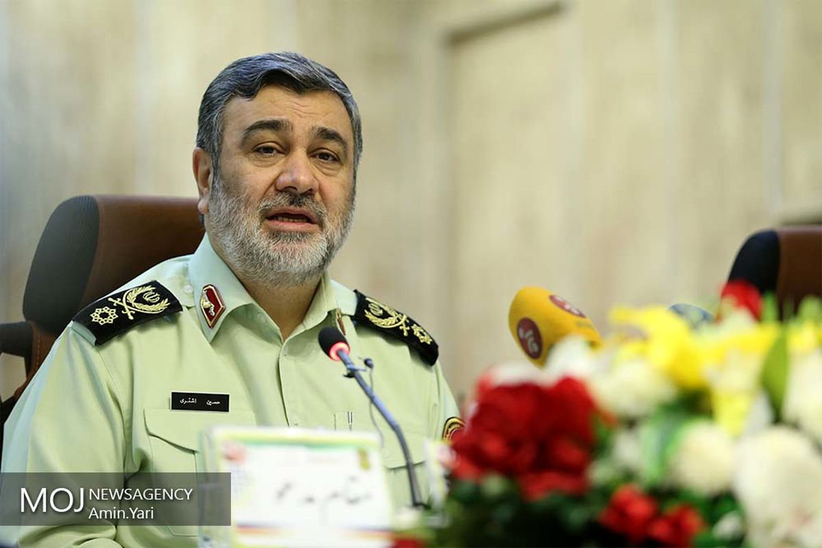 سردار حسین اشتری فرمانده نیروی انتظامی