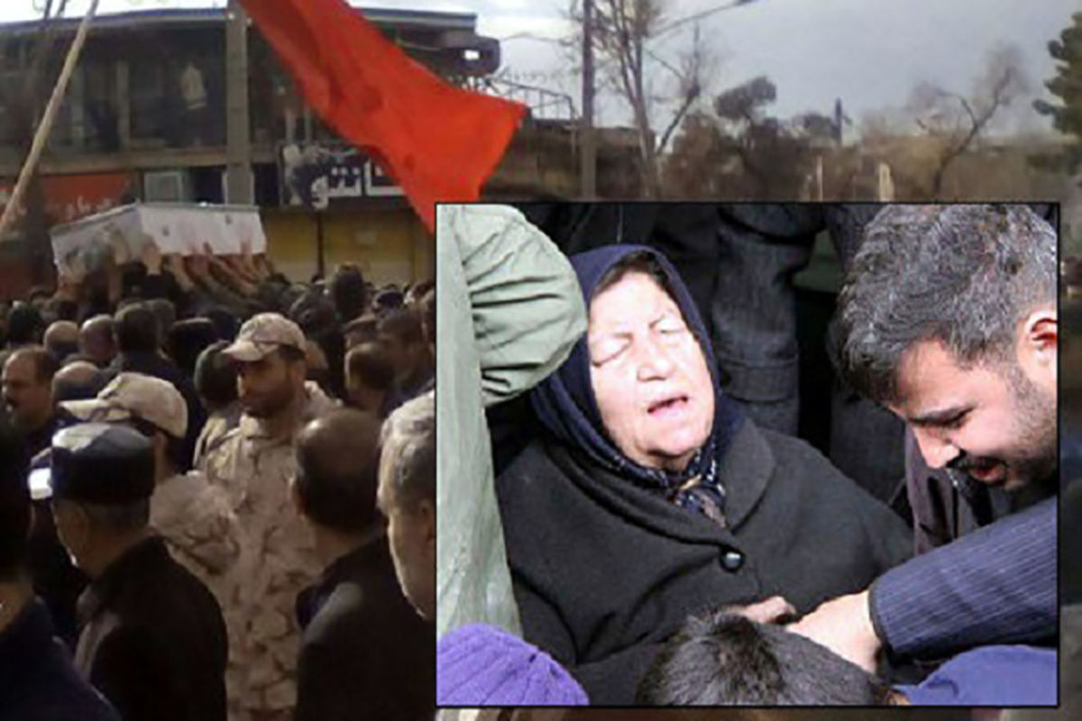 مادر شهید بروجی درگذشت