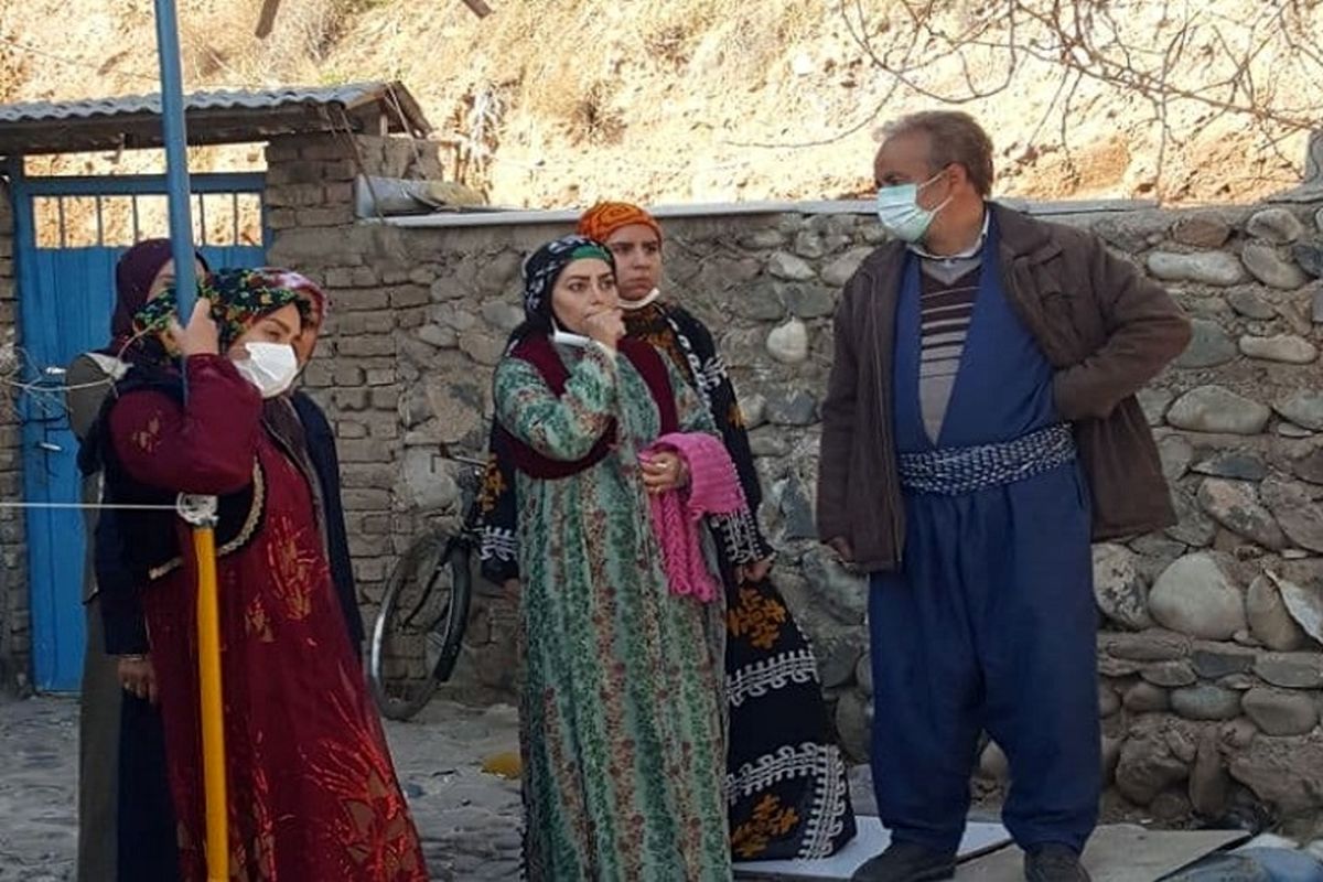 ضبط نون خ با ماسک