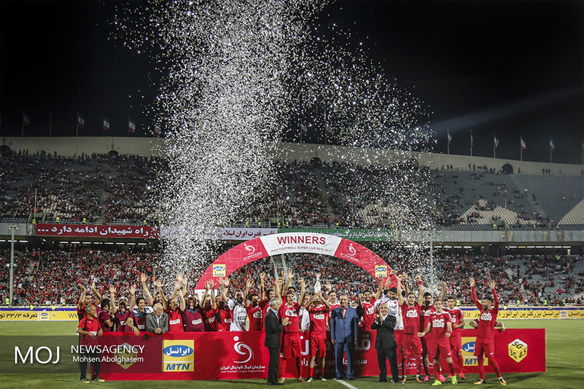 جشن قهرمانی پرسپولیس در سوپرجام