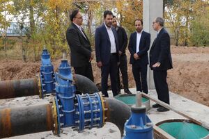 پیشرفت ۸۰ درصدی ایستگاه پمپاژ آب شرب در اردستان
