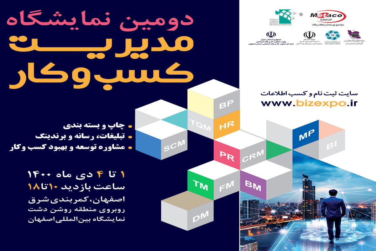 پوستر مربع مدیریت کسب و کار