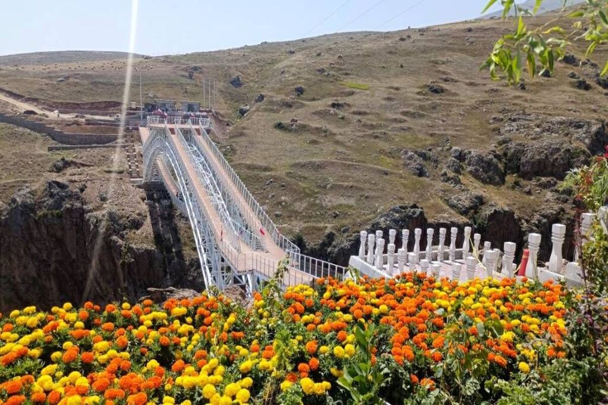 پل  معلق ورگه سران اردبیل