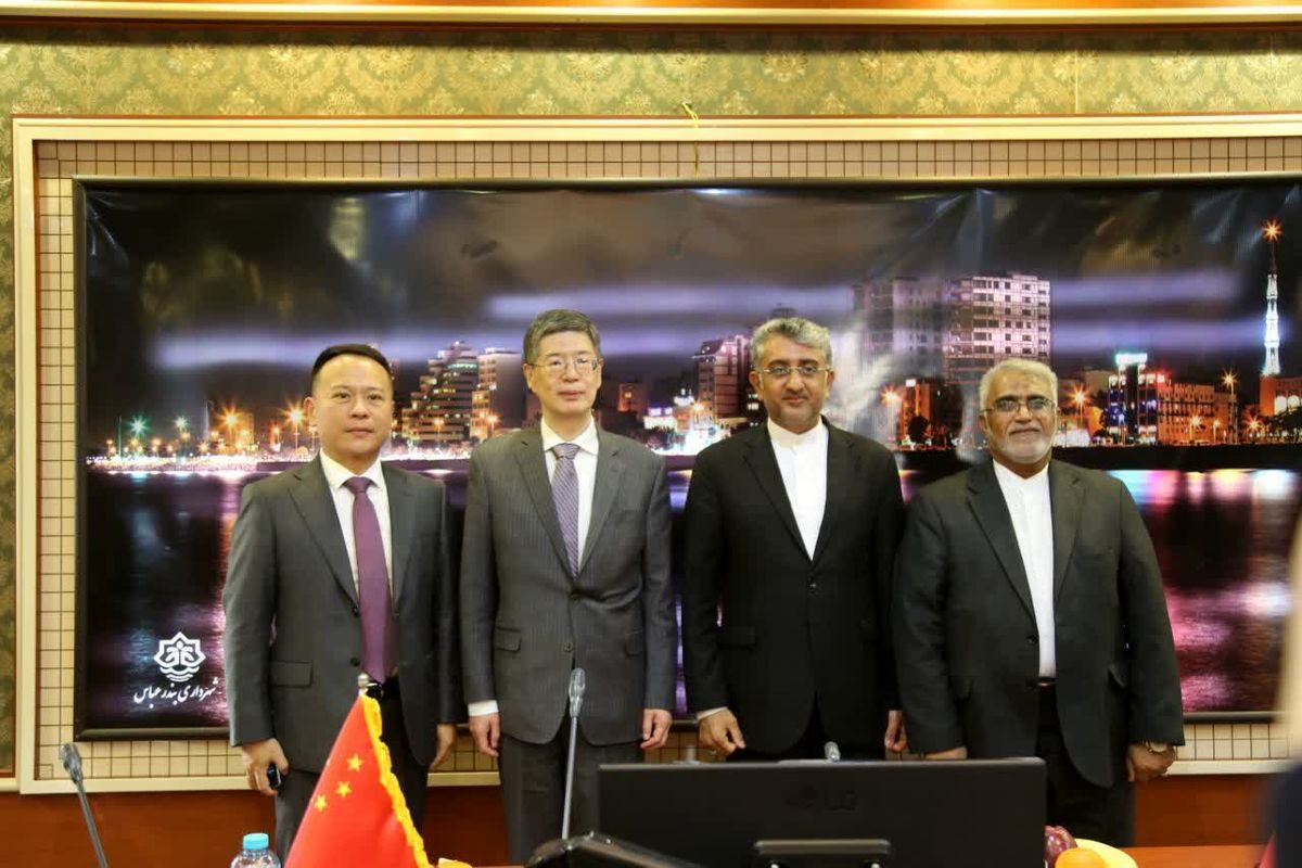 شهردار بندرعباس و سفیر چین 