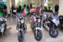 اجرای رالی موتورسیکلت‌ها در محکومیت حمله به آثار تاریخی ایران