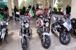 اجرای رالی موتورسیکلت‌ها در محکومیت حمله به آثار تاریخی ایران