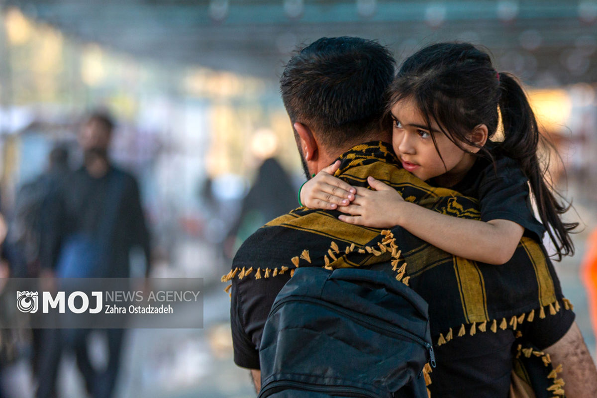 تردد زائرین اربعین در مرز خسروی