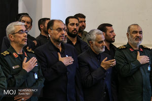 مراسم ختم پدر سرلشکر سلیمانی