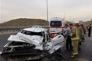 5 کشته در پی برخورد مرگبار پراید و دنا