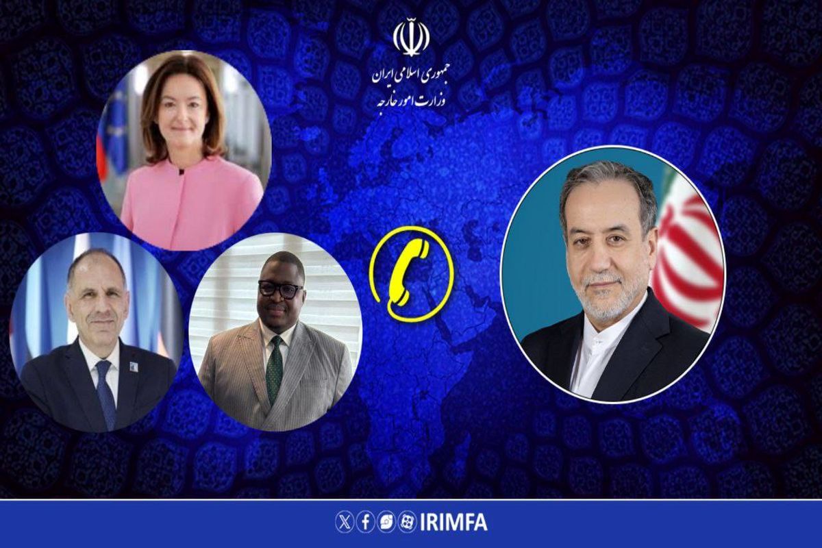 تماس‌های تلفنی عراقچی با وزرای خارجه یونان، اسلوونی و سیرالئون انجام شد