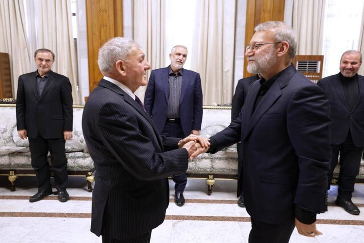 رئیس‌جمهور عراق در دیدار دبیر شورای عالی امنیت ملی ایران