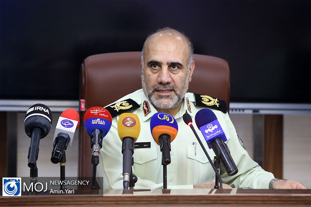 نشست خبری فرمانده نیروی انتظامی تهران بزرگ