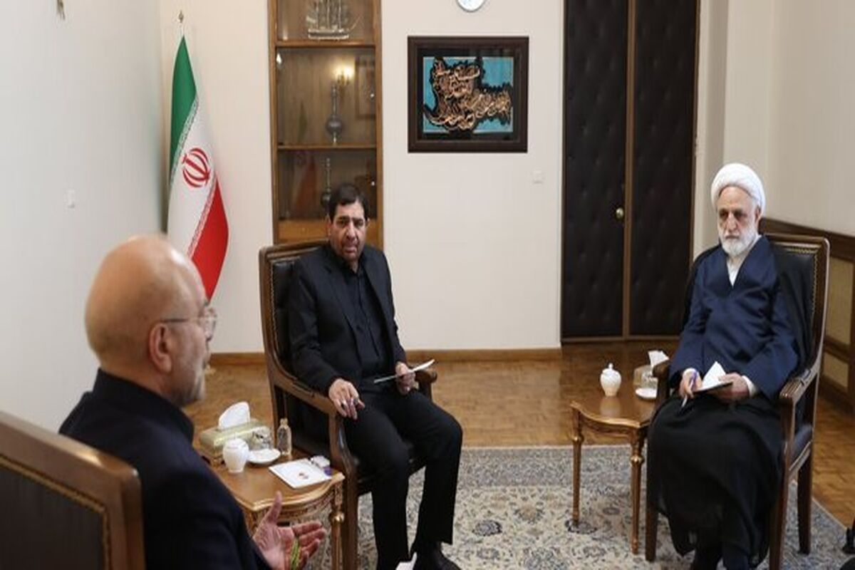 جلسه سران قوا با حضور معاون اول رئیس جمهور