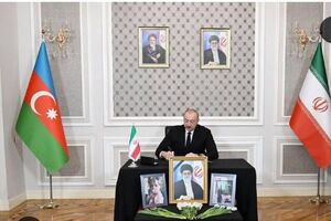 رئیس جمهور آذربایجان در سفارت ایران در باکو حضور یافت