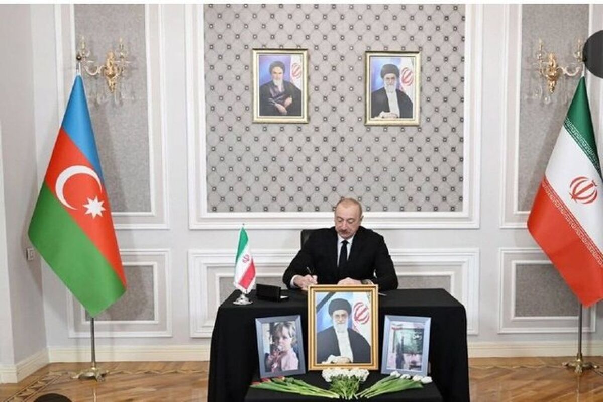 رئیس جمهور آذربایجان در سفارت ایران در باکو حضور یافت