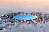 ماجرای گودال خبرساز دریاچه ارومیه که ۲ سال پیش ایجاد شده است، چیست؟