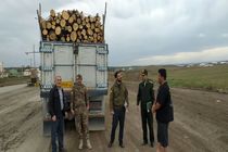 ۱۵ تن چوب قاچاق در قزوین کشف شد