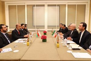 دیدار روسای مجالس ایران و عمان