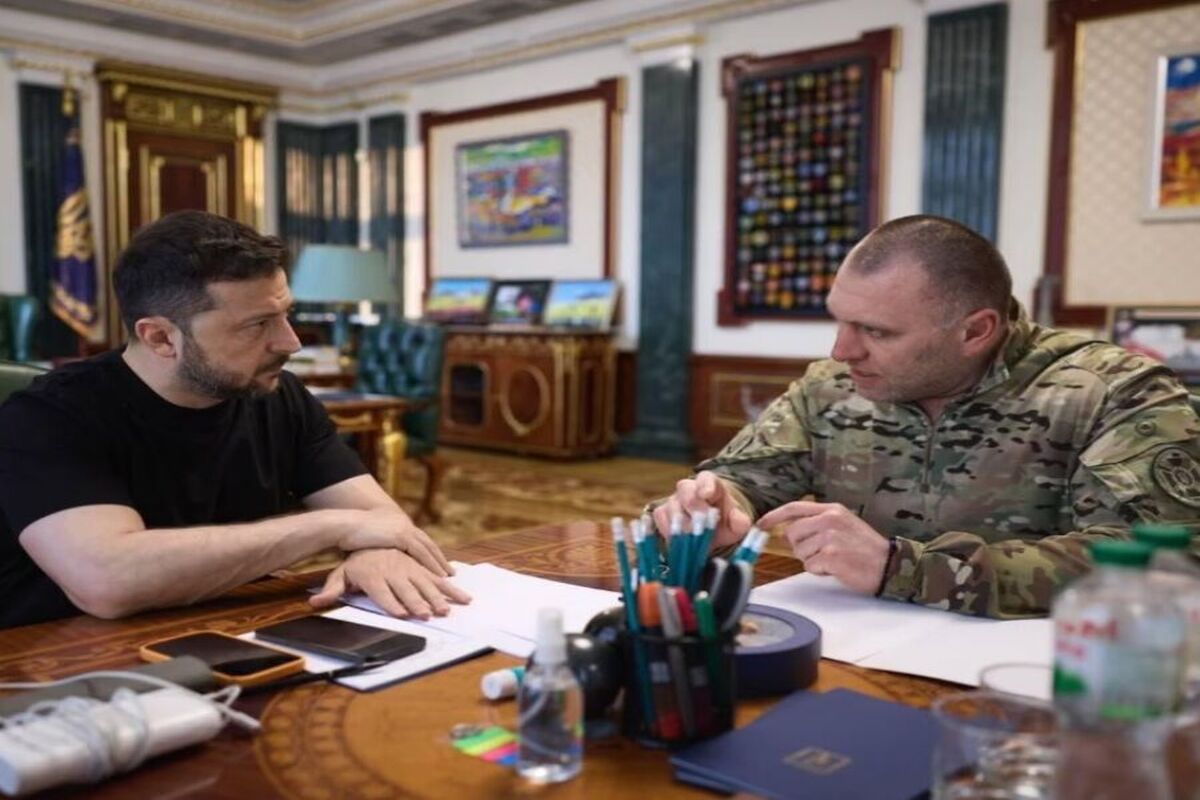  ولادیمیر زلنسکی رئیس سرویس امنیتی اوکراین