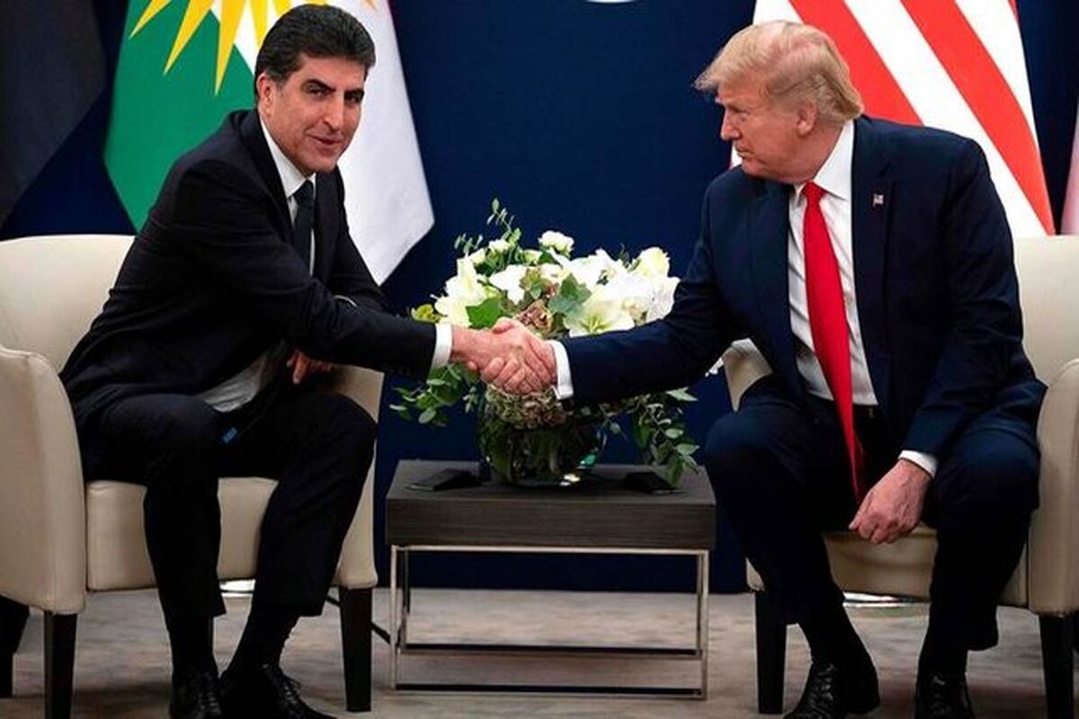 دیدار ترامپ و بارزانی