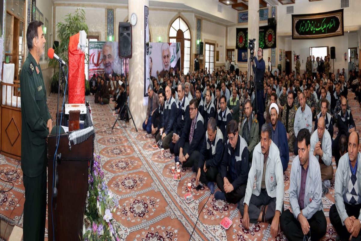 تجدید میثاق پولادمردان خط اول جبهه صنعت با آرمانهای شهید دلها، سردار سپهبد سلیمانی