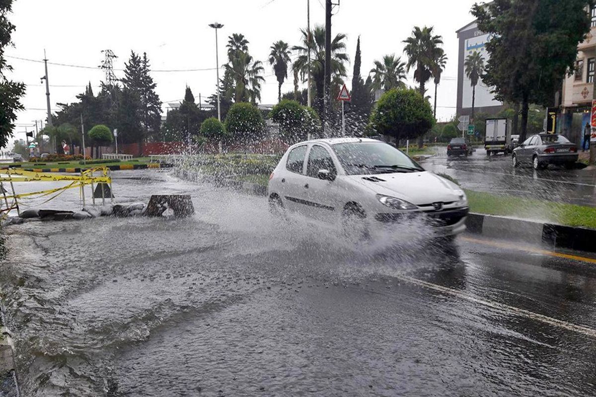 بارش باران در غرب هرمزگان