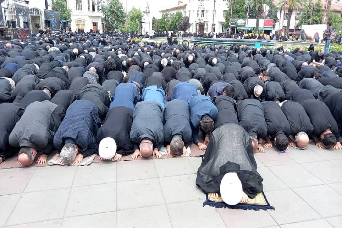 نماز ظهر عاشورا در سراسر گیلان