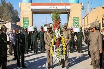 آئین استقبال از ورود پیکر ۷۲ شهید دوران دفاع مقدس به کشور برگزار شد