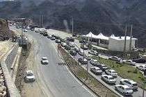 تردد در مسیر جنوب به شمال محور چالوس و آزادراه تهران – شمال از ساعت 13 تا اطلاع بعدی ممنوع است