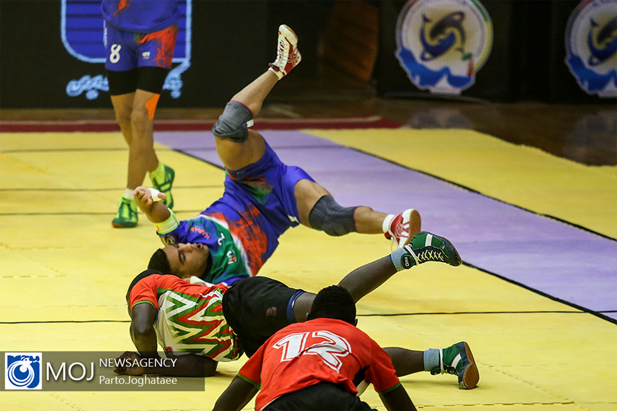 دیدار تیم های ملی کبدی جوانان ایران و کنیا