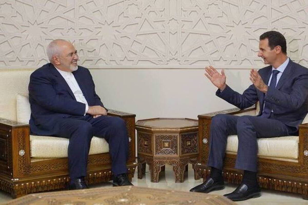 ظریف و بشار اسد