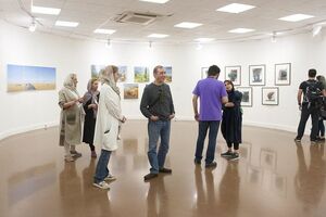 کارنمای انجمن هنرمندان نقاش روی دیوار رفت